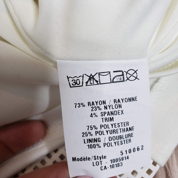 Cartise Vegan Leather Perforated Dress with Cutout - Picture 7 of 7